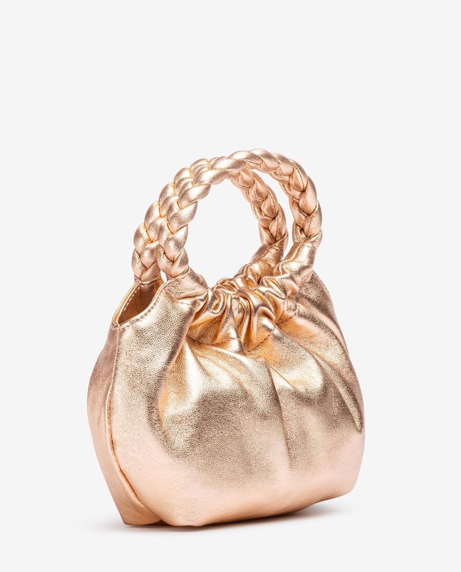 Unisa Mujer Bolso pequeño con asas trenzadas - Rosa