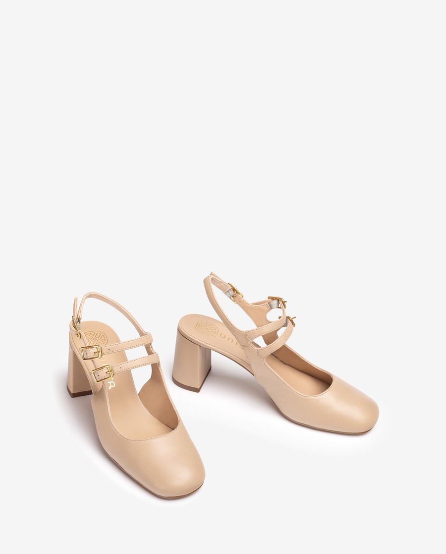 Unisa Mujer Merceditas destalonado - Beige