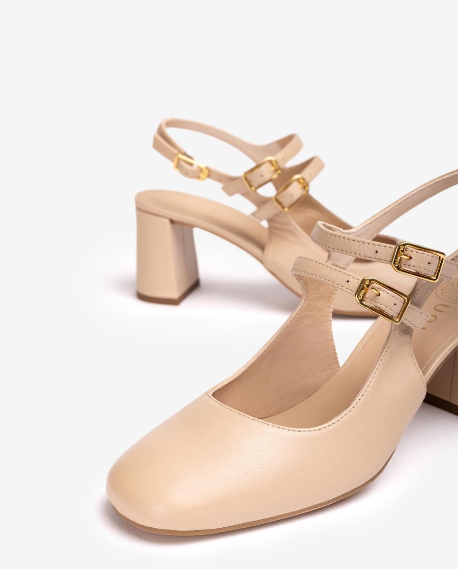 Unisa Mujer Merceditas destalonado - Beige