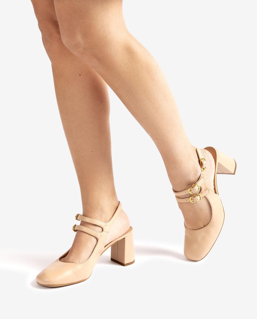 Unisa Mujer Merceditas destalonado - Beige