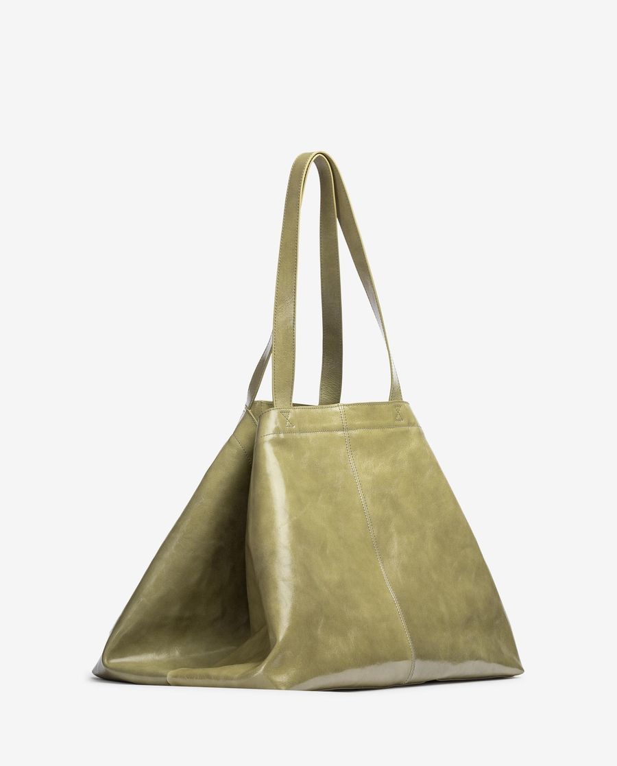 Unisa Mujer Maxi bolso en charol - Verde