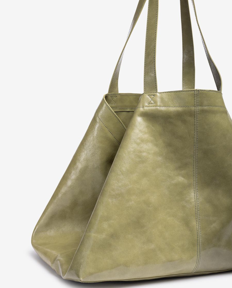 Unisa Mujer Maxi bolso en charol - Verde