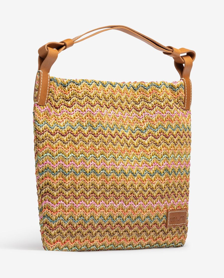 Unisa Mujer Bolso mediano de rafia multicolor - Multicolor