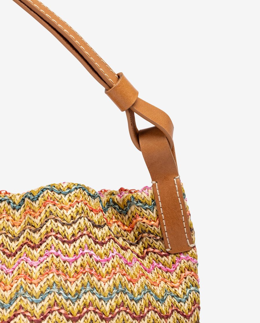 Unisa Mujer Bolso mediano de rafia multicolor - Multicolor