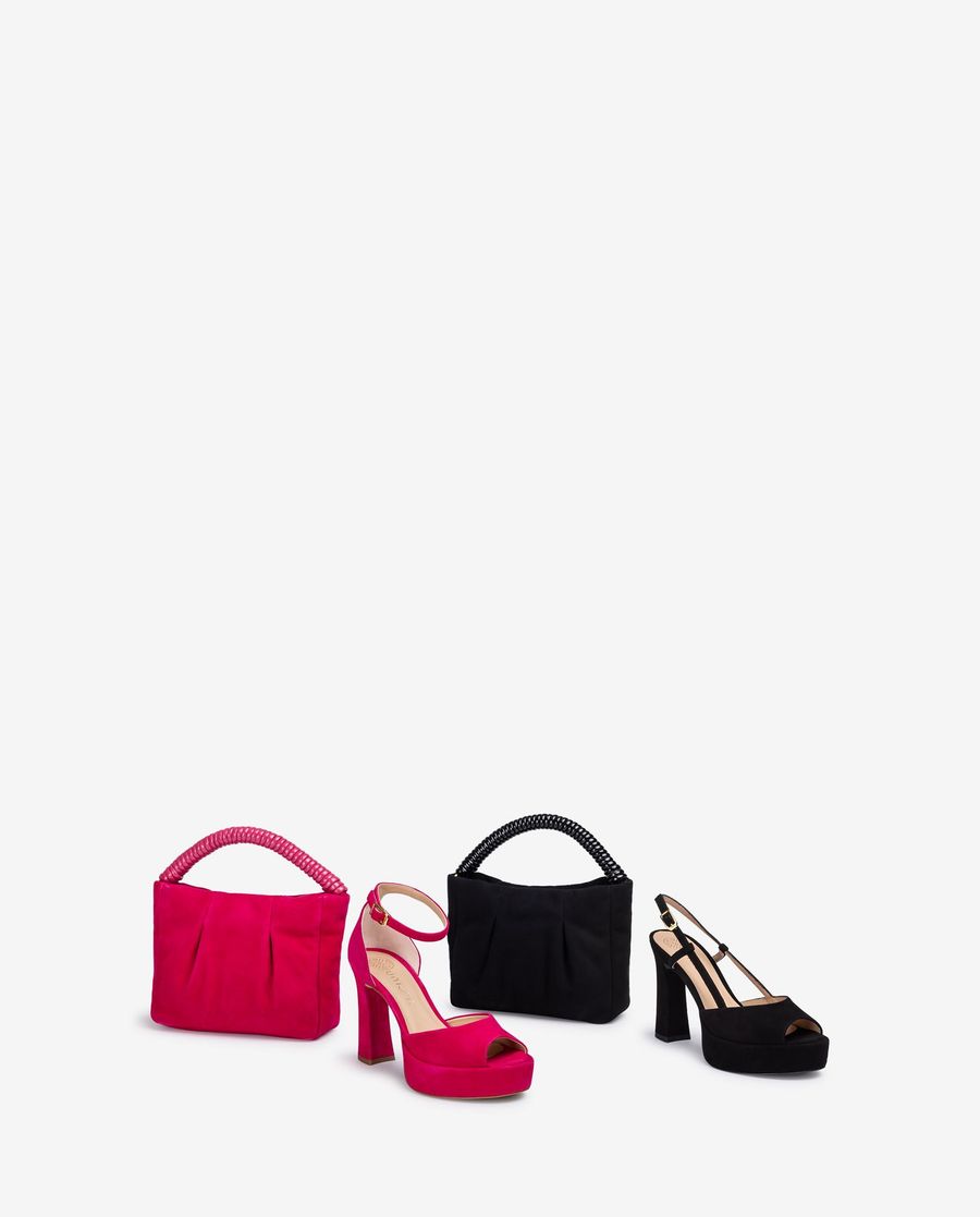 Unisa Mujer Bolso de mano en ante - Negro