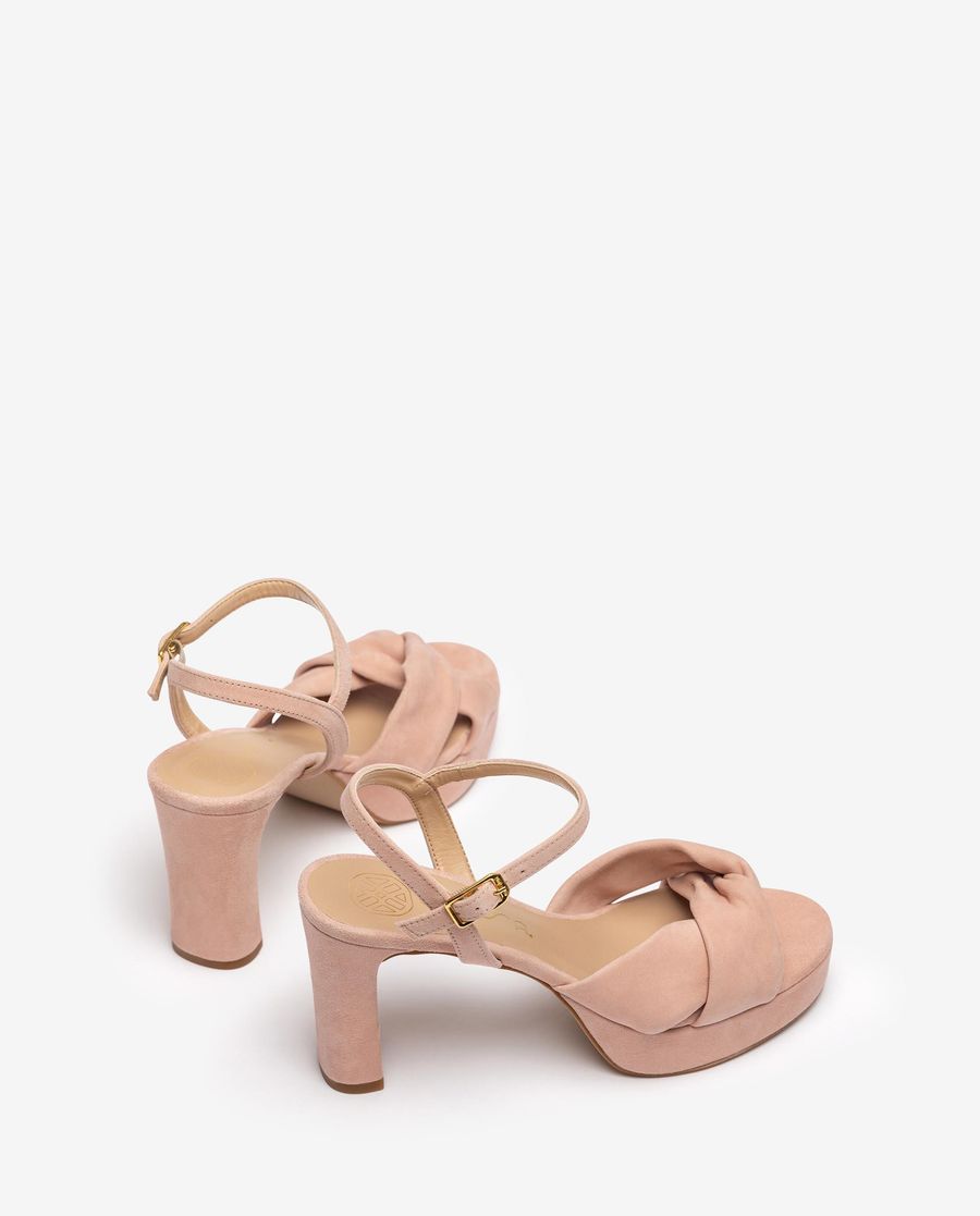 Unisa Mujer Sandalia con tiras anchas cruzadas - Rosa