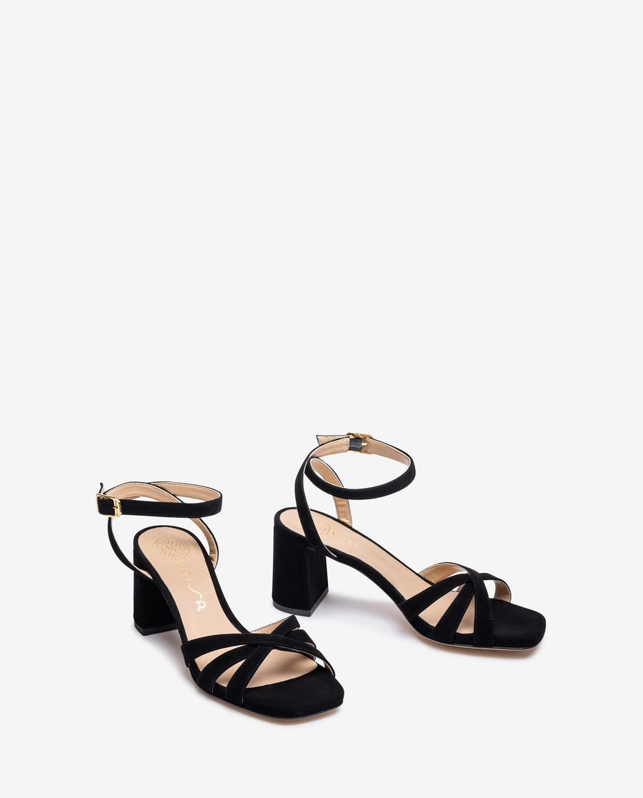 Unisa Mujer Sandalia de tiras cruzadas - Negro