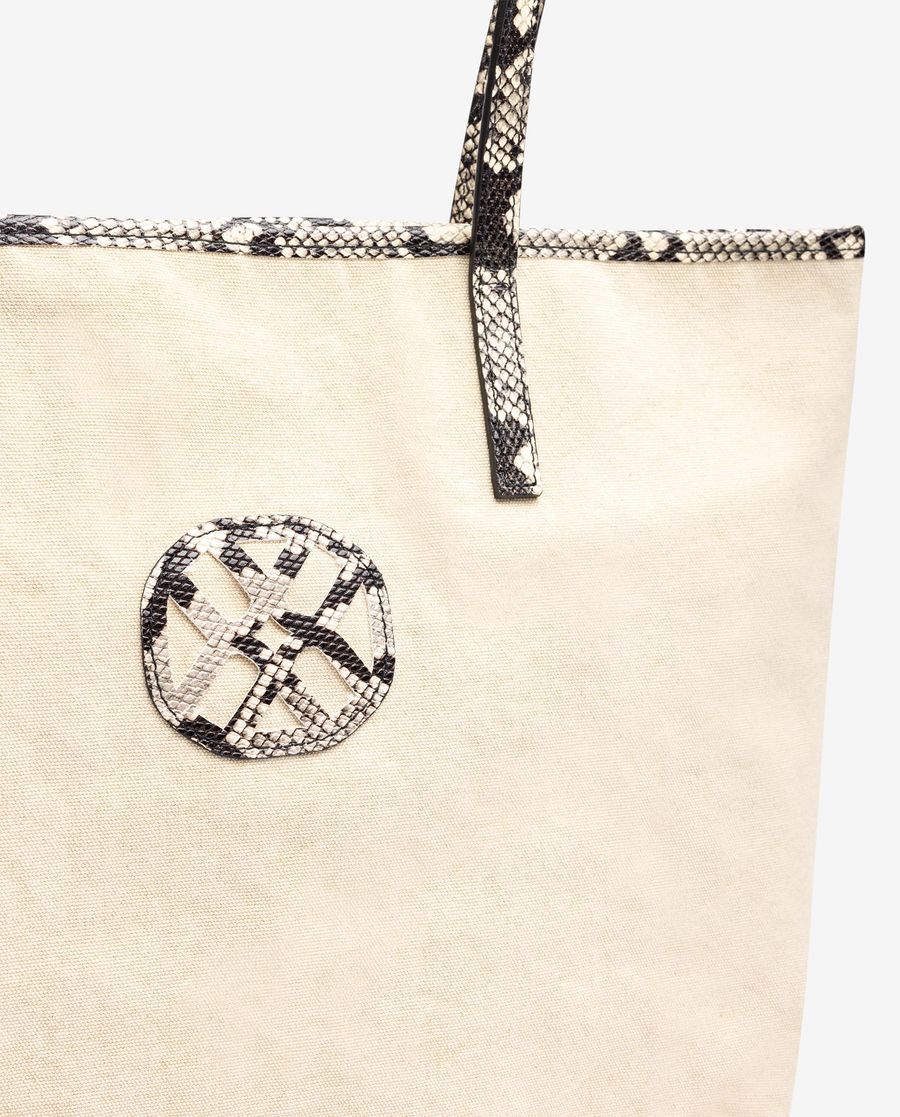 Unisa Mujer Bolso shopper en Ecolino - Blanco
