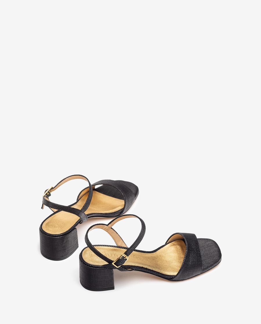 Unisa Mujer Sandalia con tacón ancho - Negro