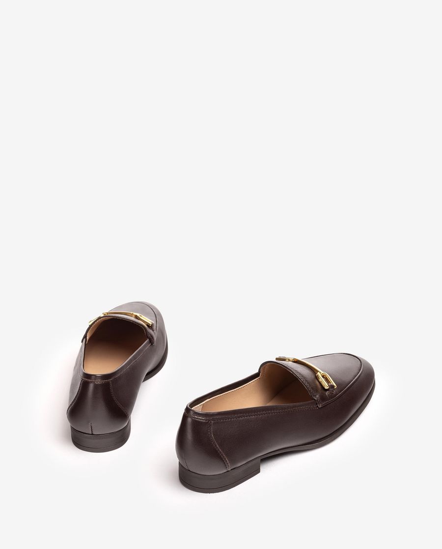 Unisa Mujer Mocasín de punta redonda - Marrón