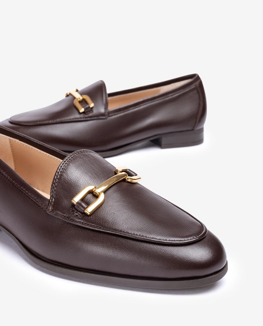 Unisa Mujer Mocasín de punta redonda - Marrón