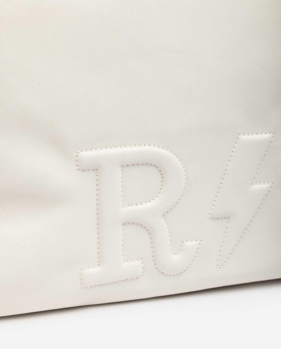 Unisa Mujer Bolso personalizable tipo office de piel - Blanco