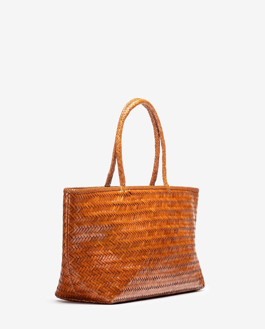 Unisa Mujer Bolso shopper trenzado - Marrón