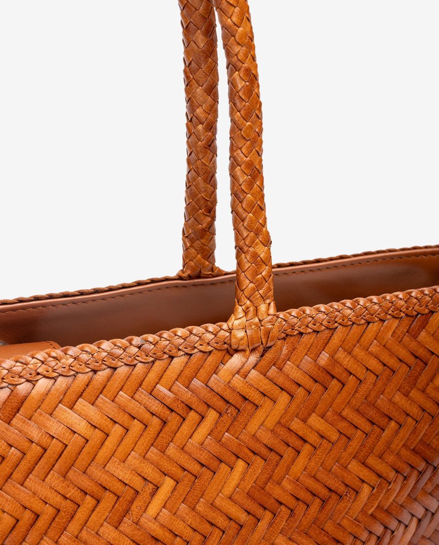 Unisa Mujer Bolso shopper trenzado - Marrón