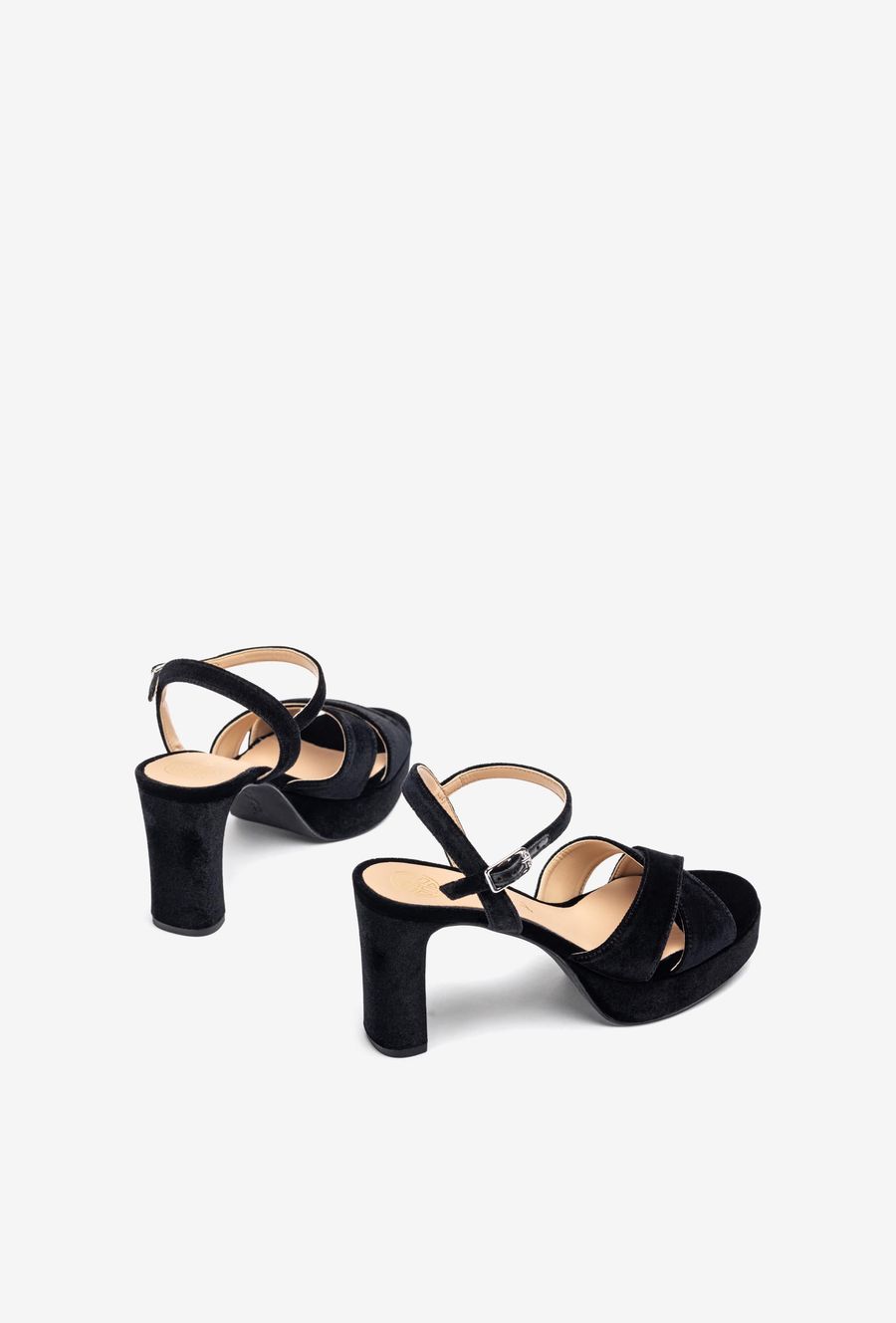 Unisa Mujer Sandalia con tacón y plataforma - Negro
