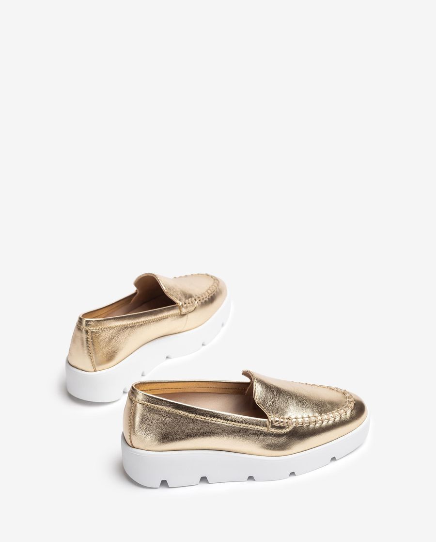 Unisa Mujer Mocasín con plataforma - Oro