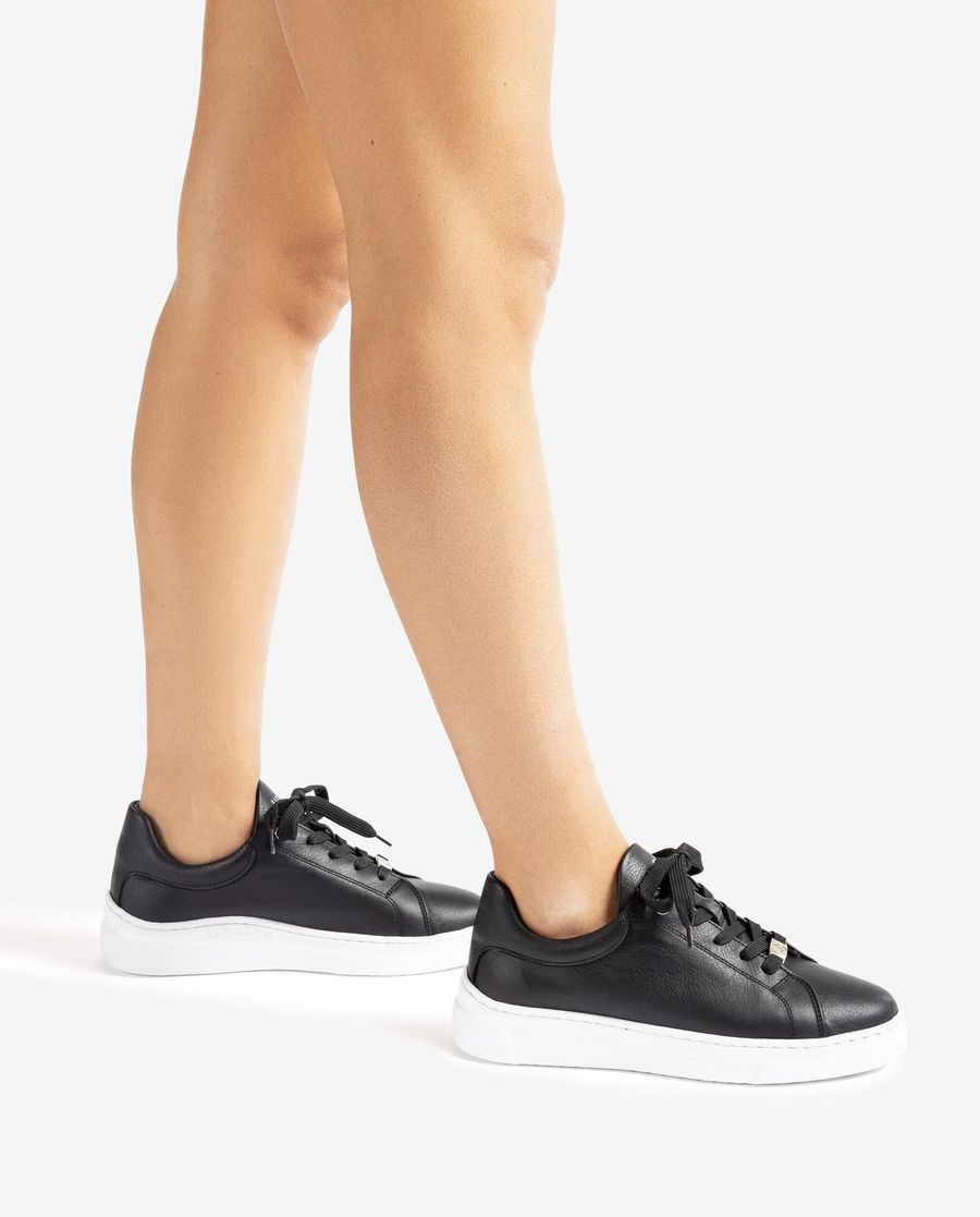 Unisa Mujer Deportivo de piel - Unisex - Negro