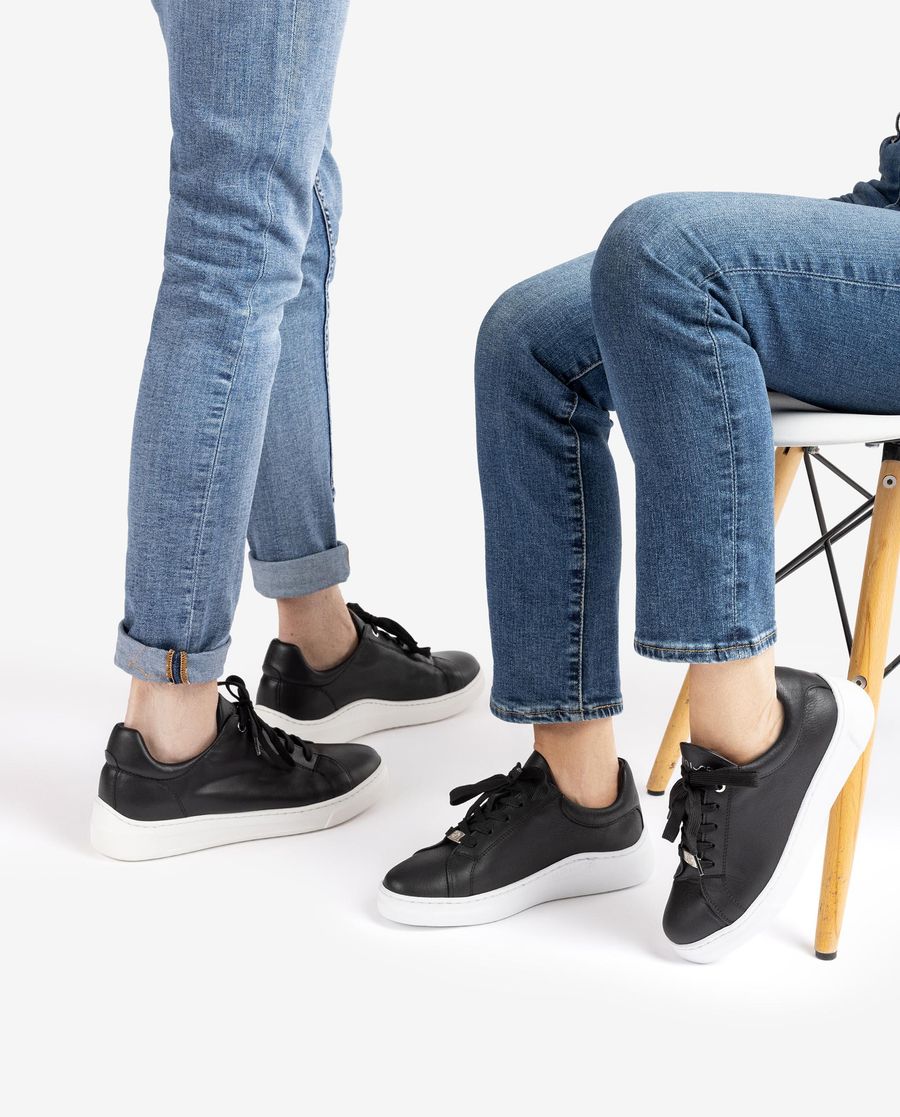 Unisa Mujer Deportivo de piel - Unisex - Negro