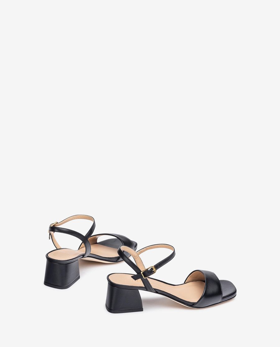 Unisa Mujer Sandalia con tacón ancho - Negro