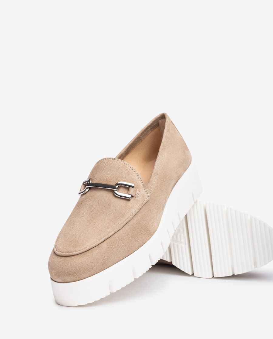 Unisa Mujer Mocasín con plataforma - Marrón