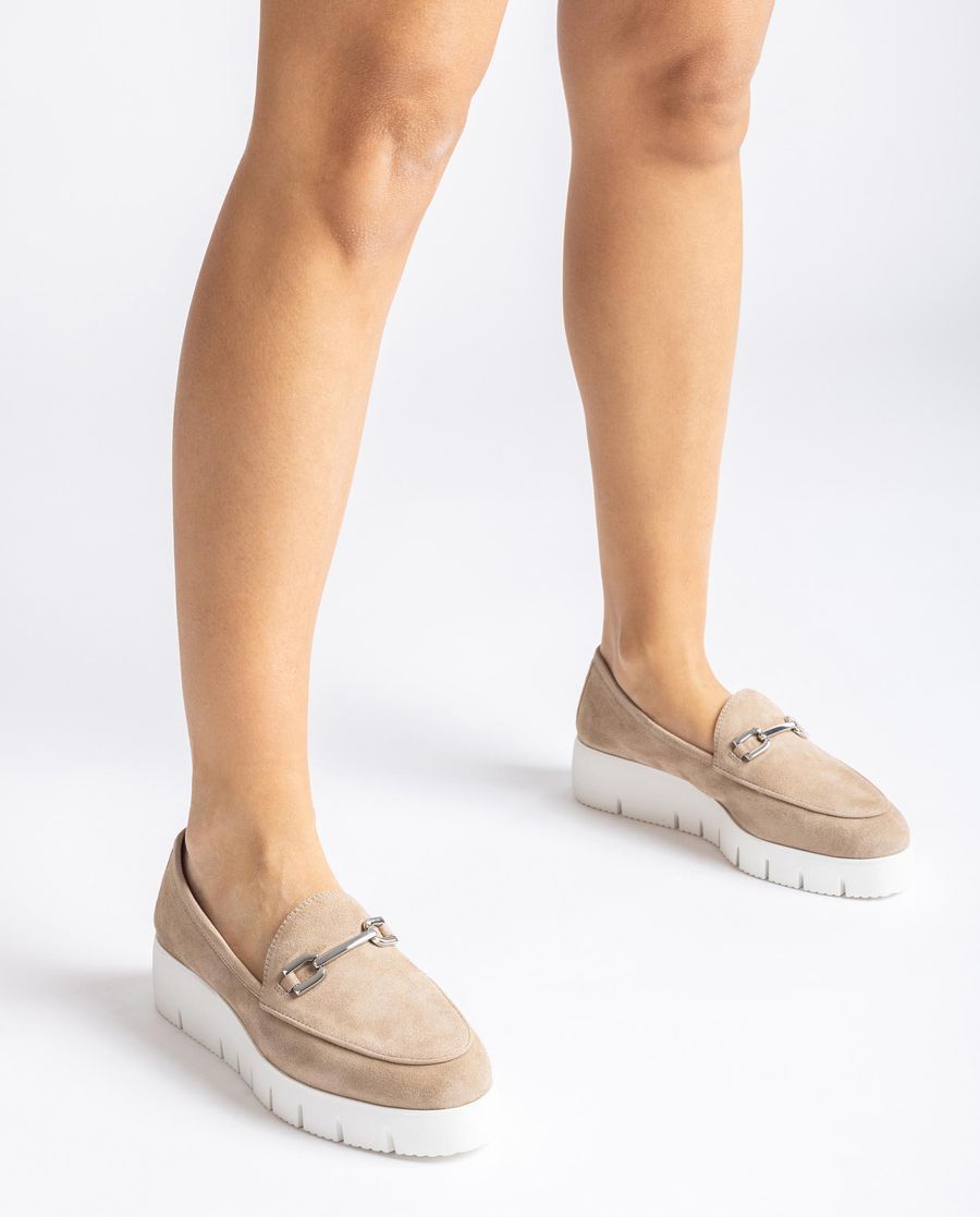 Unisa Mujer Mocasín con plataforma - Marrón