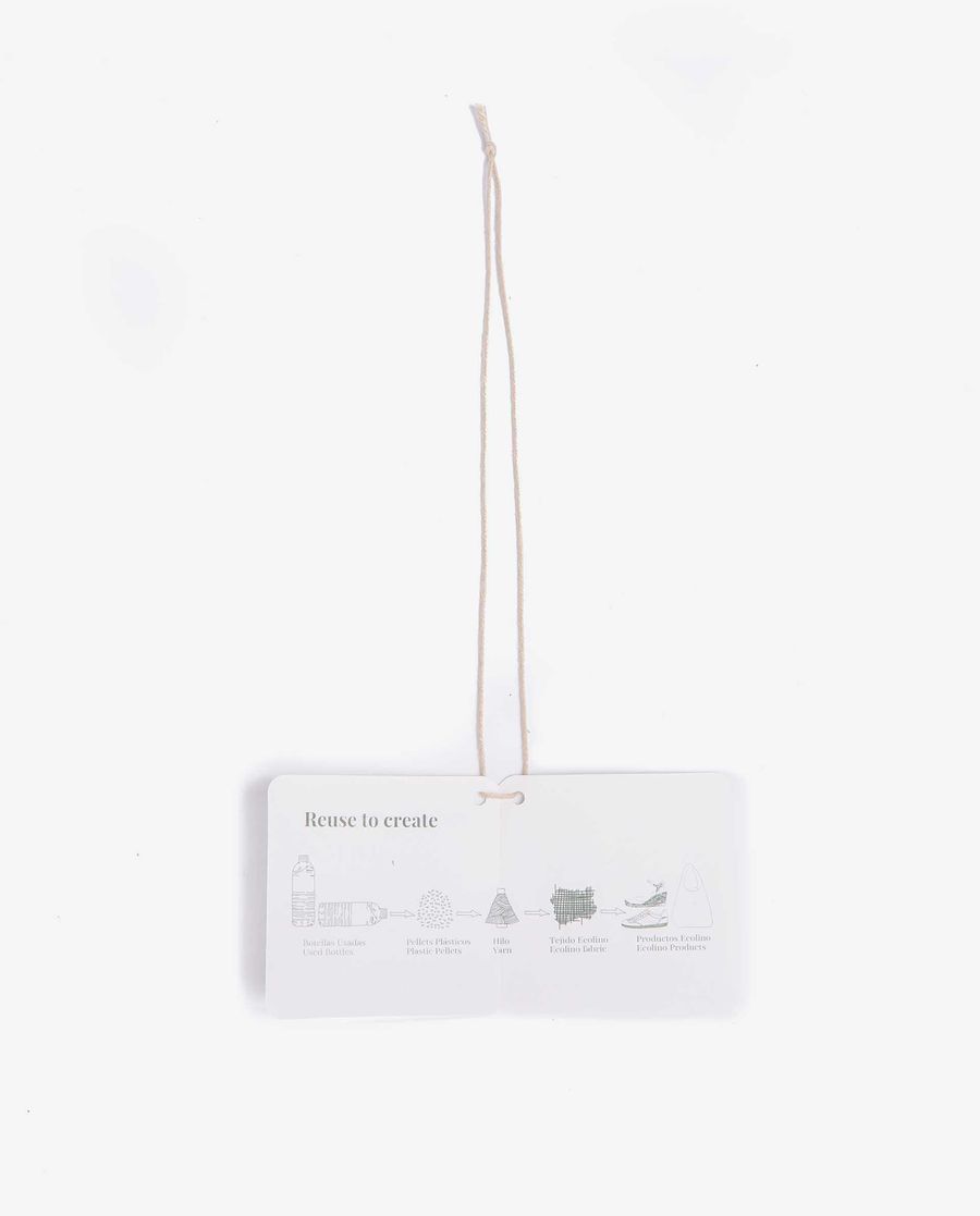 Unisa Mujer Maxi bolso de playa con tejido reciclado - Verde