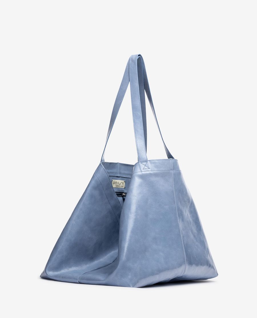 Unisa Mujer Maxi bolso en charol - Azul