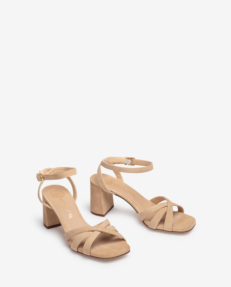 Unisa Mujer Sandalia de tiras cruzadas - Beige