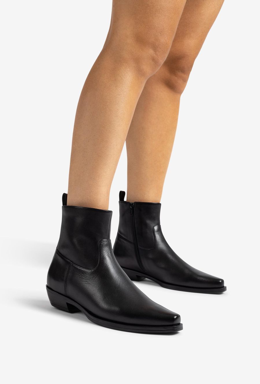 Unisa Mujer Botín plano cowboy - Negro