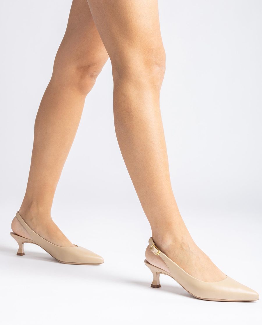 Unisa Mujer Destalonado con tacón pintado - Beige