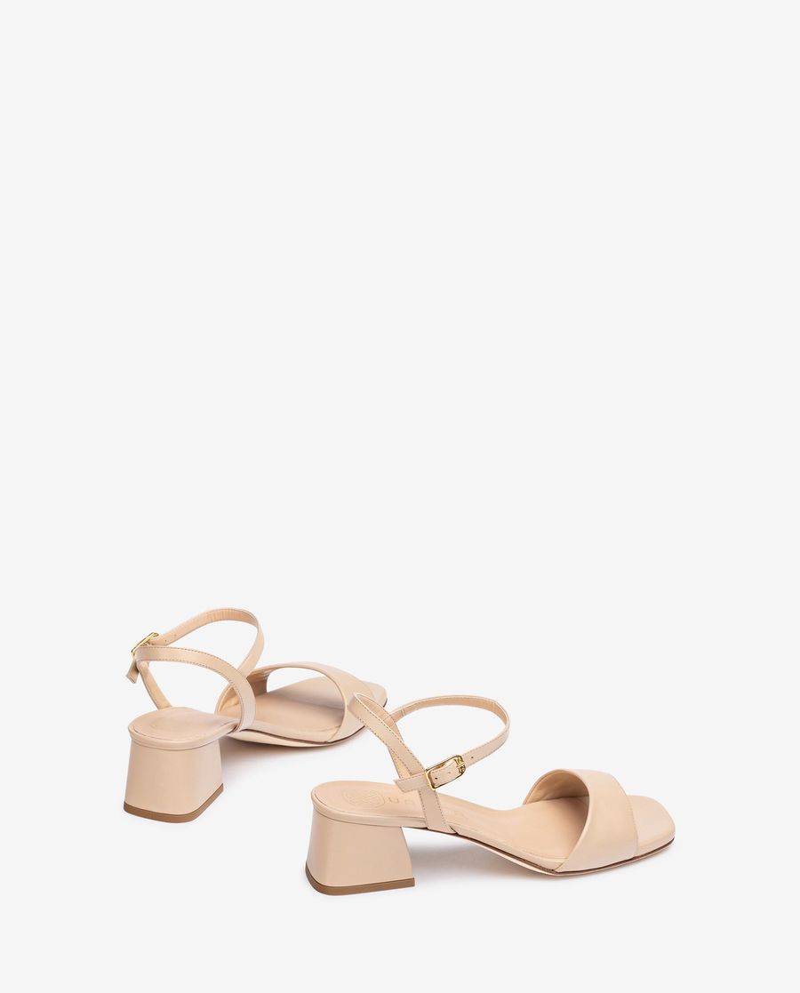 Unisa Mujer Sandalia con tacón ancho - Beige