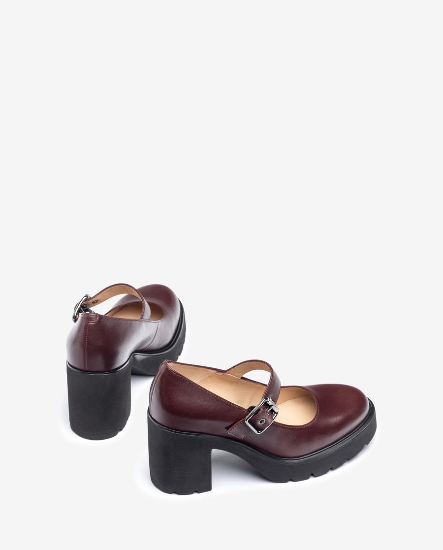 Unisa Mujer Merceditas en piel SuperLight - Rojo