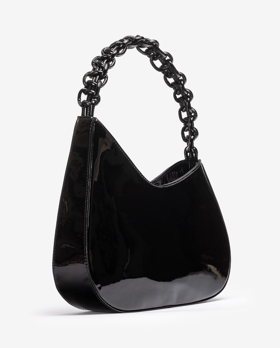 Unisa Mujer Bolso asimétrico con asa trenzada - Negro