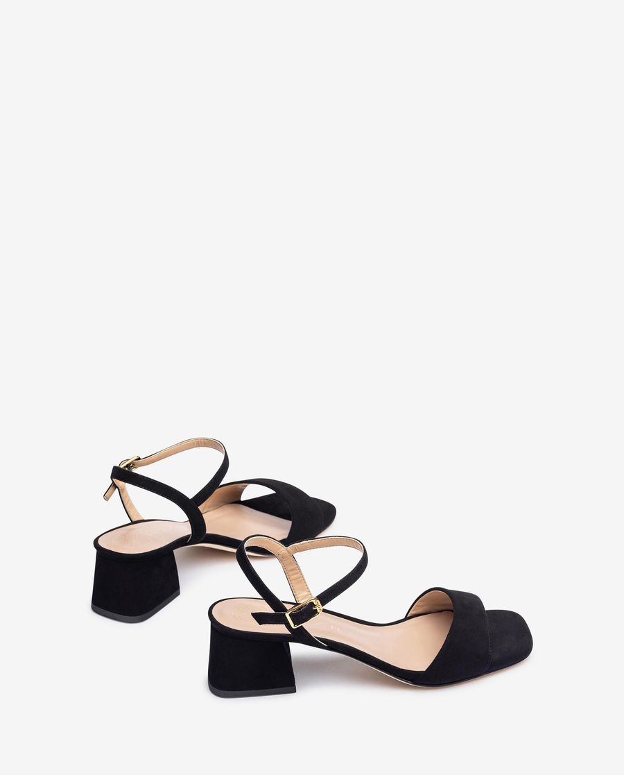 Unisa Mujer Sandalia con tacón ancho - Negro