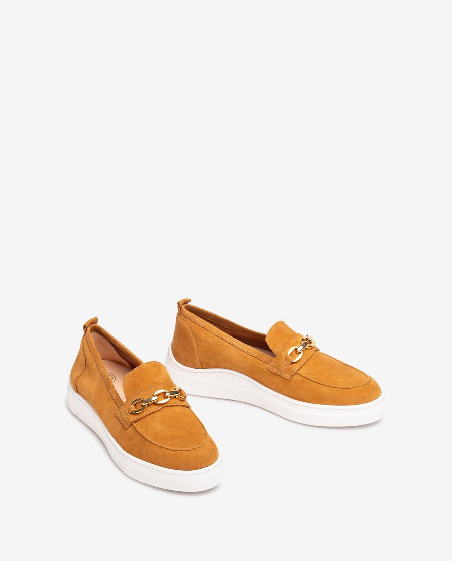Unisa Mujer Mocasín con suela deportiva - Marrón