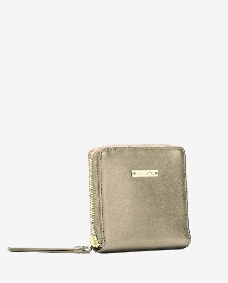 Unisa Mujer Cartera piel con cremallera - Oro