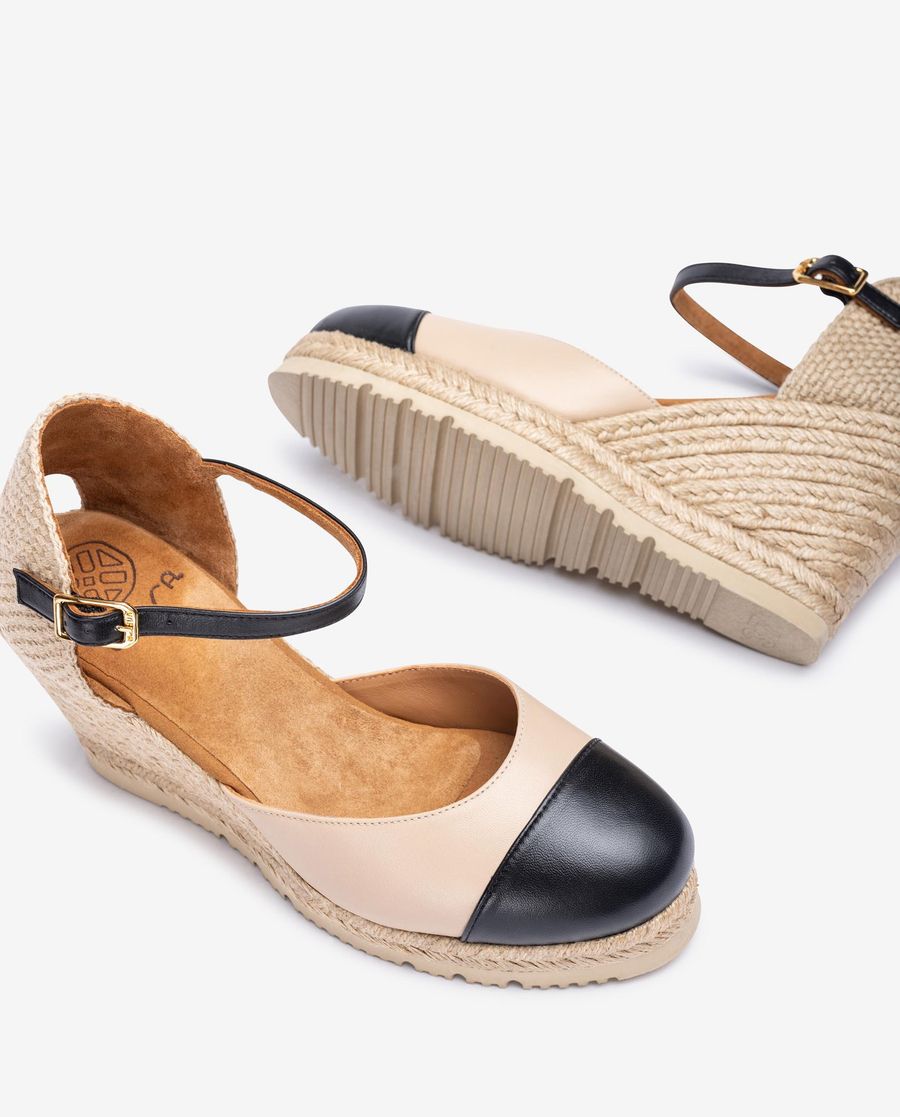 Unisa Mujer Alpargata con puntera - Beige