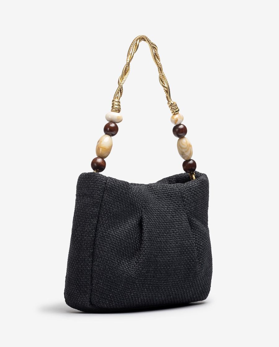 Unisa Mujer Bolso de mano con adorno en asas - Negro