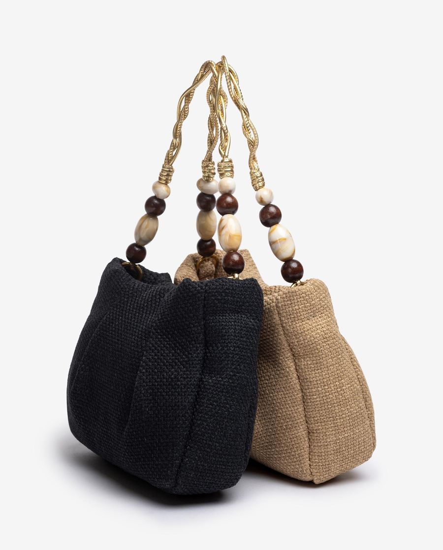 Unisa Mujer Bolso de mano con adorno en asas - Negro