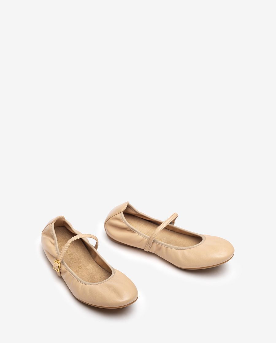 Unisa Mujer Bailarina con correa - Beige