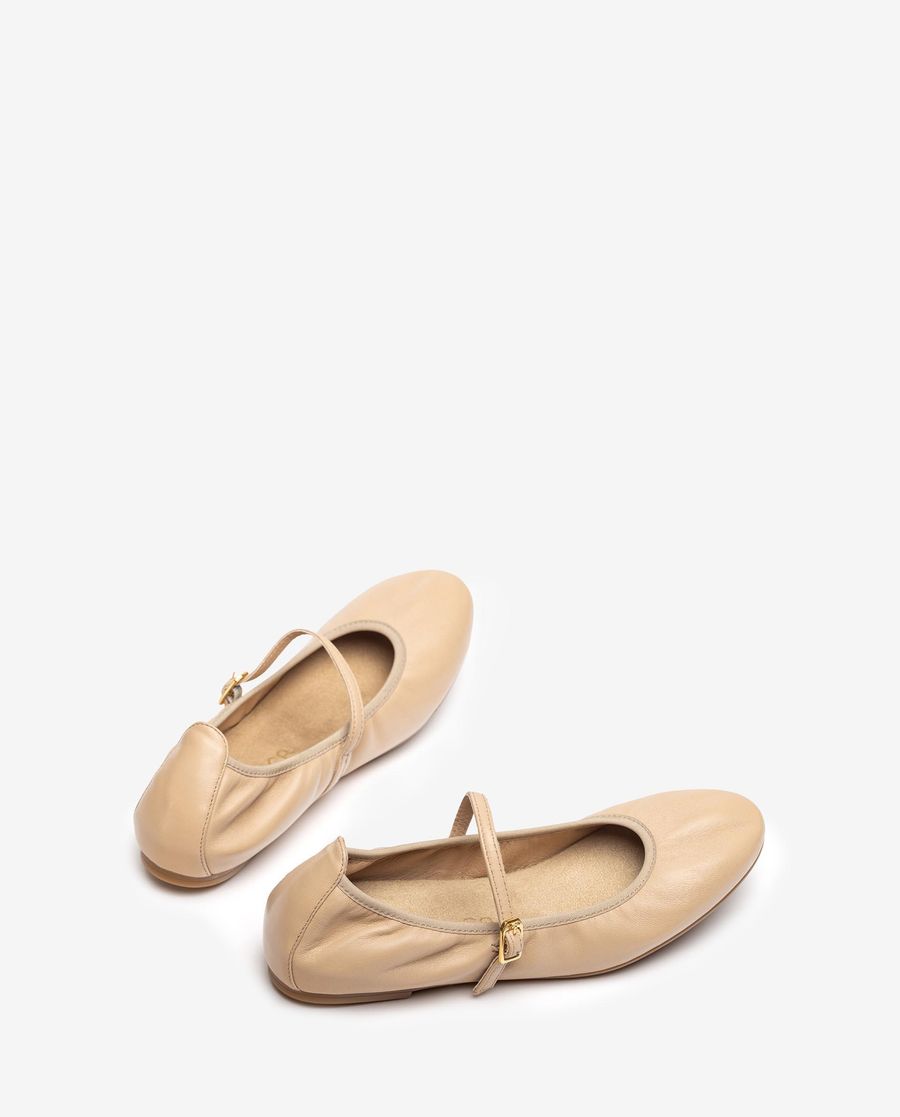 Unisa Mujer Bailarina con correa - Beige