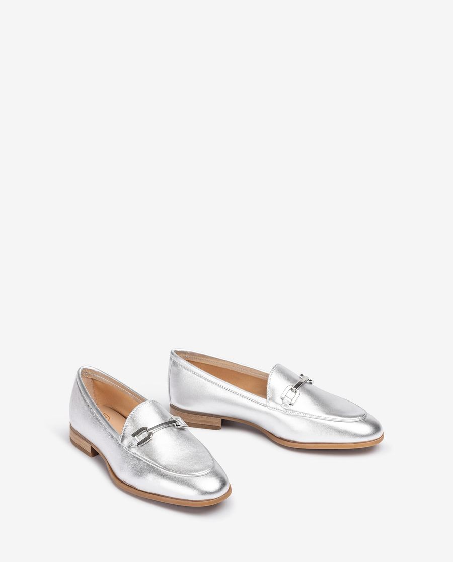 Unisa Mujer Mocasín con adorno - Plata