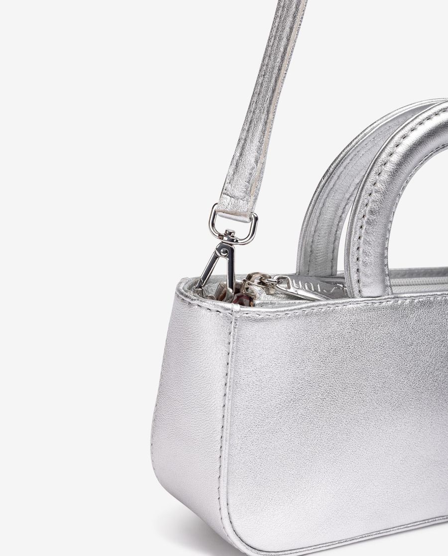 Unisa Mujer Bolso pequeño con asas redondas - Plata