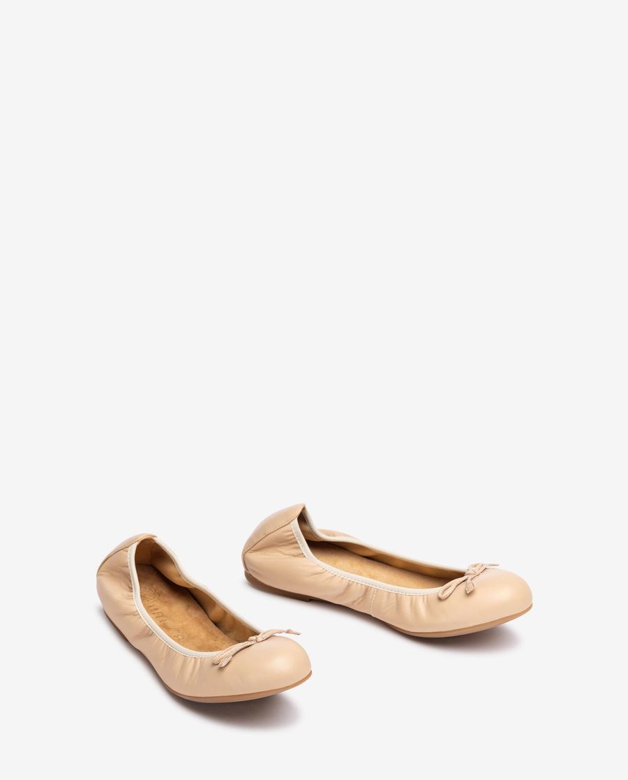 Unisa Mujer Bailarina de punta redonda - Beige