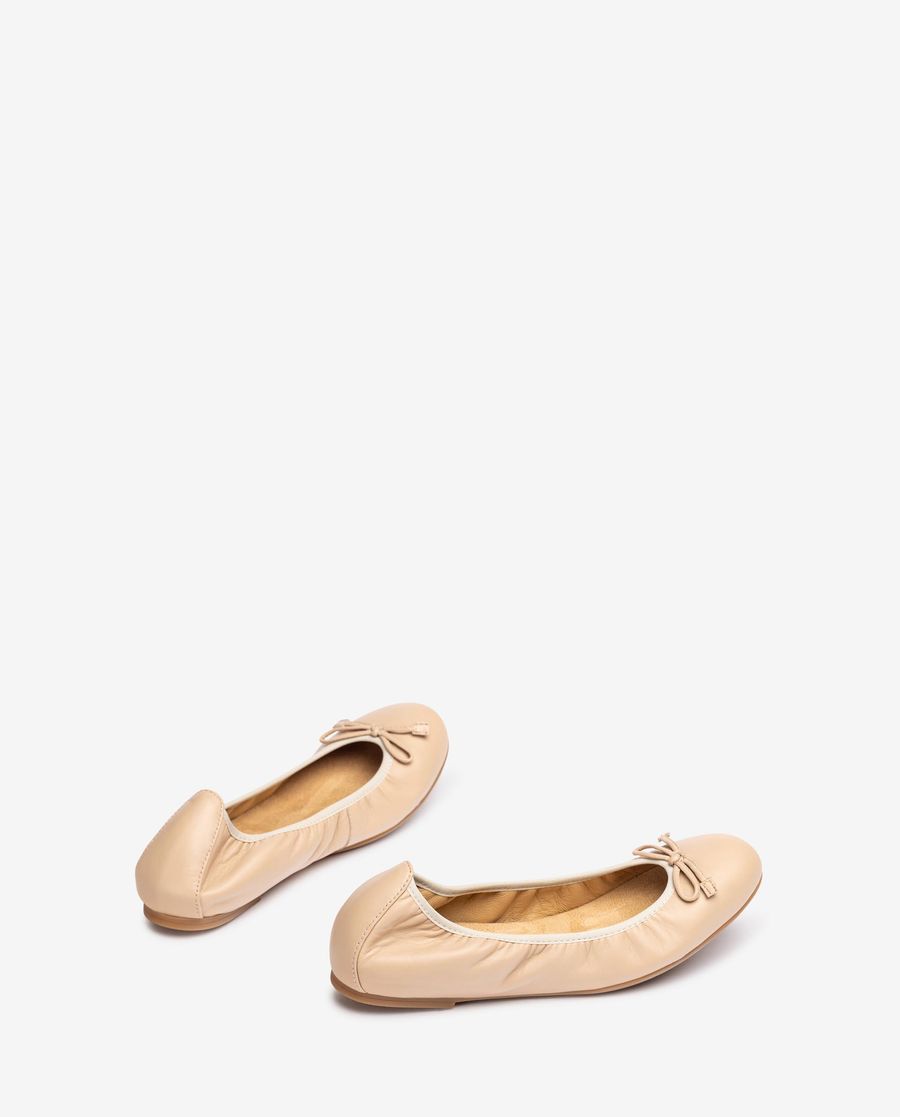 Unisa Mujer Bailarina de punta redonda - Beige