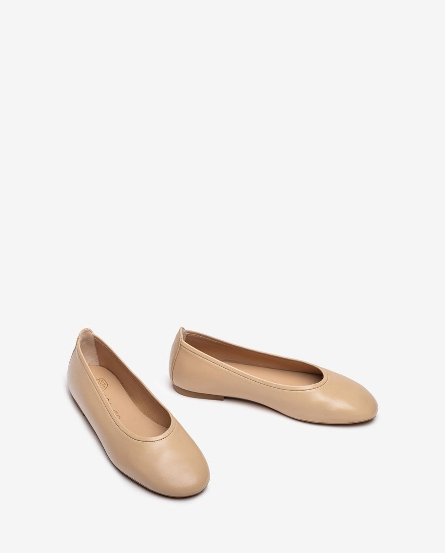 Unisa Mujer Bailarina de punta redonda - Beige