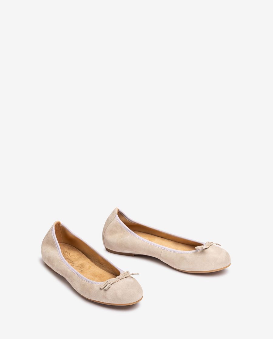 Unisa Mujer Bailarina de punta redonda - Beige
