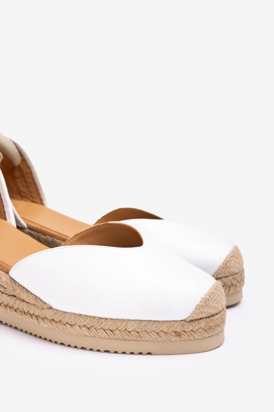 Unisa Mujer Alpargata baja con cordones - Blanco