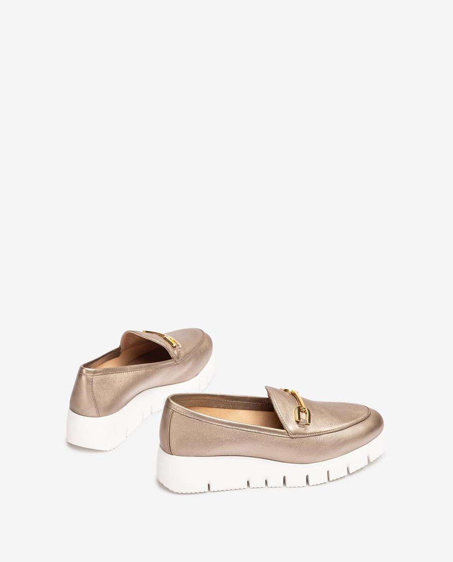 Unisa Mujer Mocasín con plataforma - Bronce