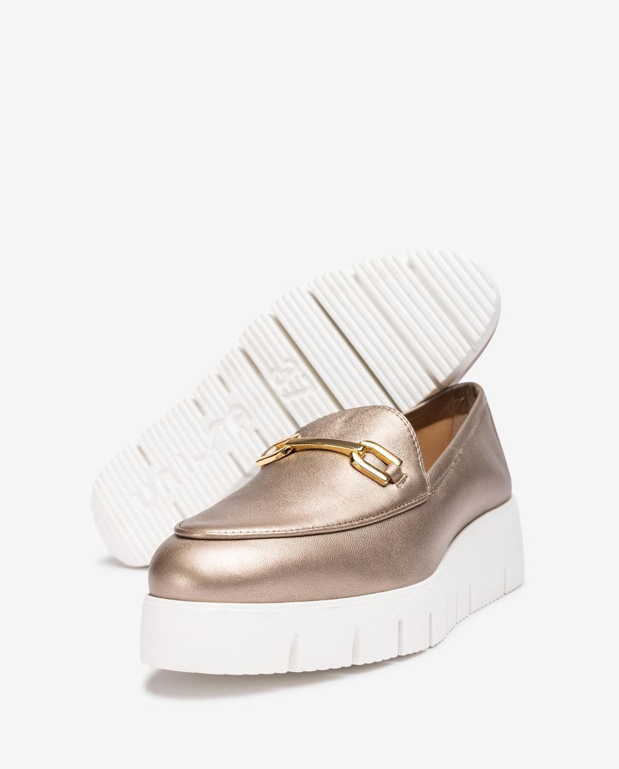 Unisa Mujer Mocasín con plataforma - Bronce